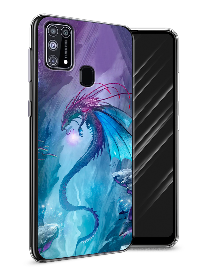 

Чехол Awog на Samsung Galaxy M31 / Самсунг M31 "Водный дракон", Разноцветный, 2100750-2