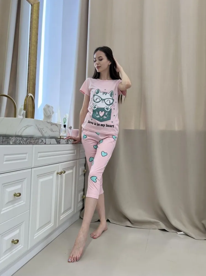 Пижама женская Ларита 514 розовая 52 RU