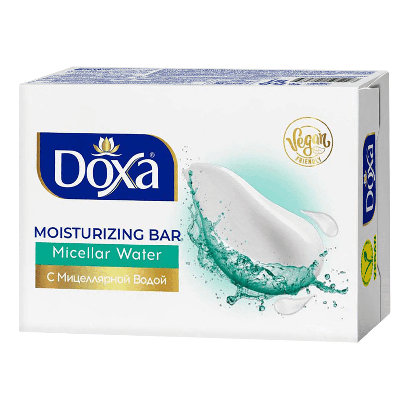 Мыло туалетное Doxa Moisturizing Bar Micellar Water увлажняющее, с мицеллярной водой 80 г