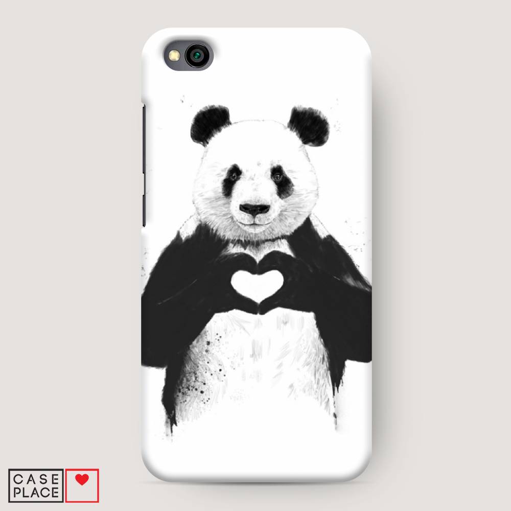 

Пластиковый чехол "Панда love" на Xiaomi Redmi Go, 35120-7