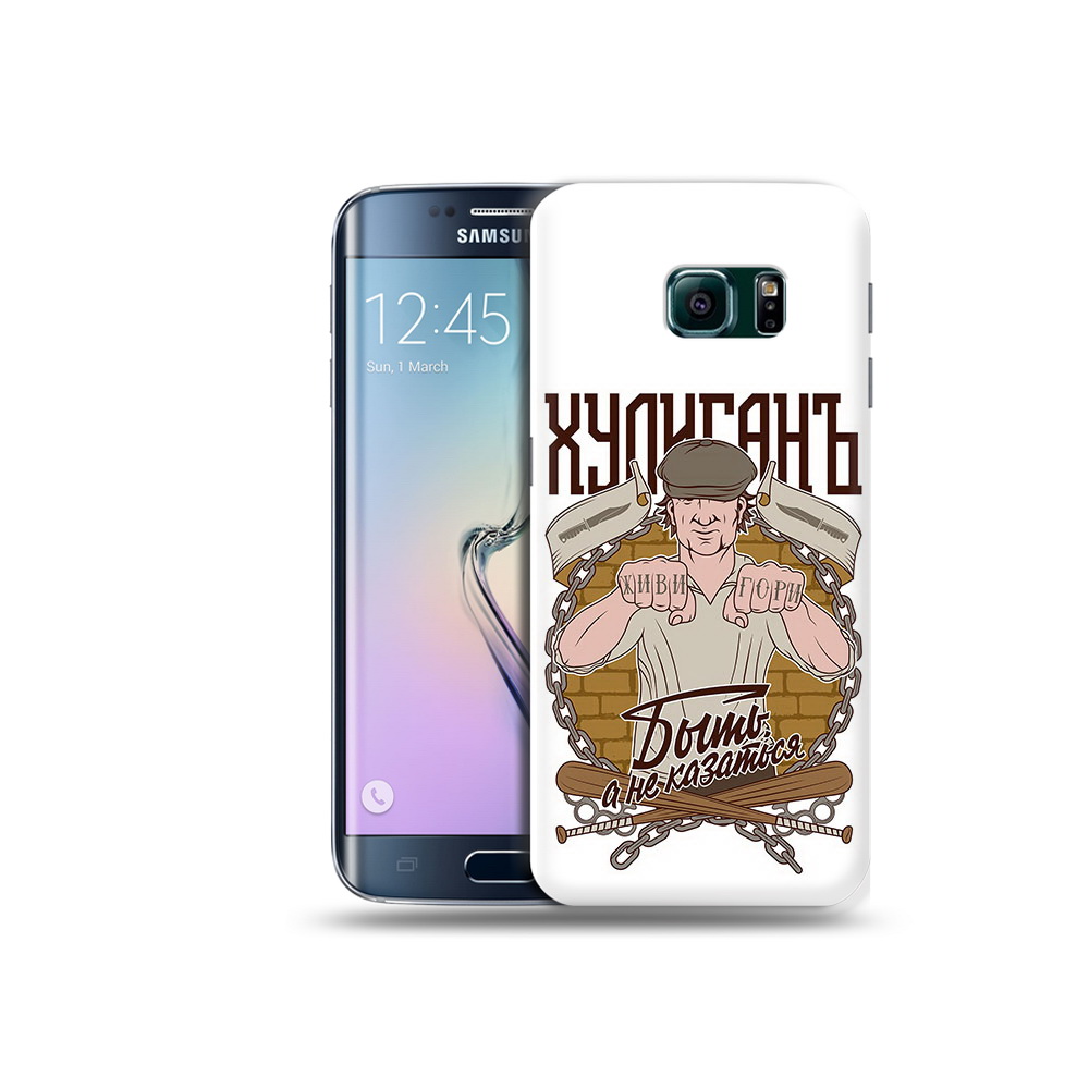 

Чехол MyPads Tocco для Samsung Galaxy S6 Edge Хулиган, Прозрачный, Tocco