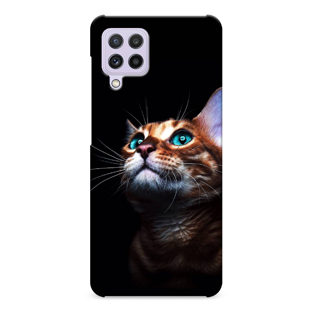 

Пластиковый чехол "Мечтательный кот" на Samsung Galaxy A22