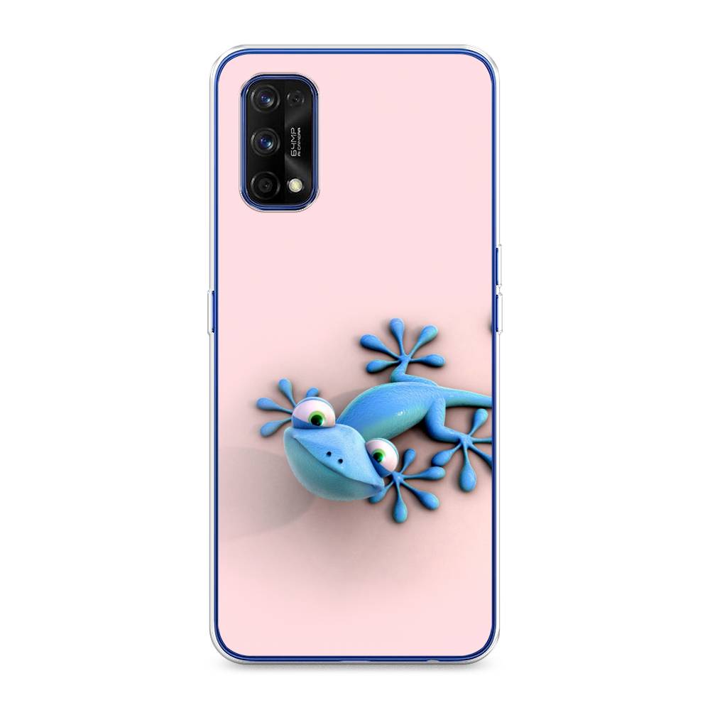 

Чехол Awog на Realme 7 Pro "Голубая ящерка", Разноцветный, 254050-2