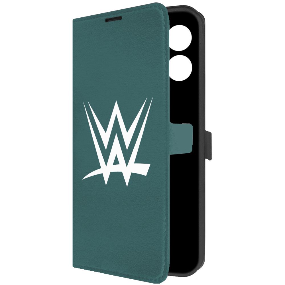 

Чехол-книжка Krutoff Eco Book для Realme C55 WWE зелёный опал, Зеленый