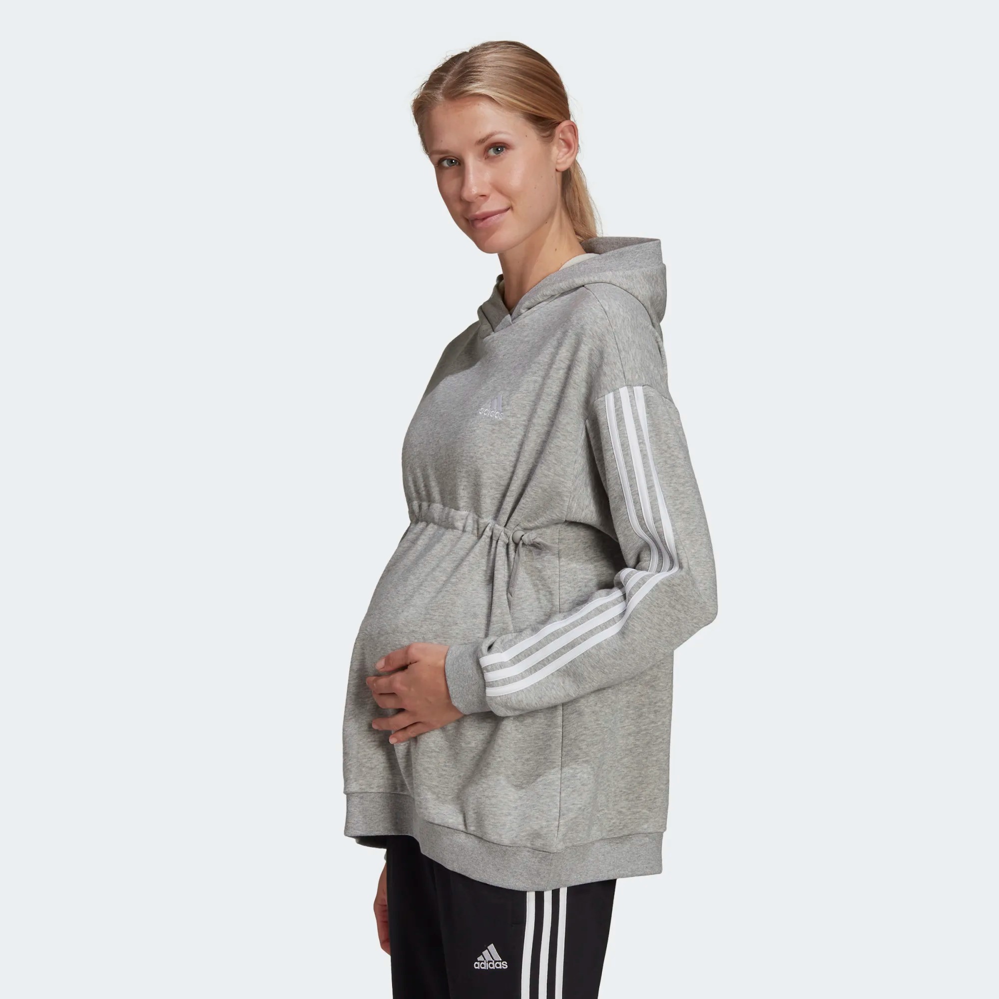 фото Толстовка для беременных женская adidas maternity hoody серая xs