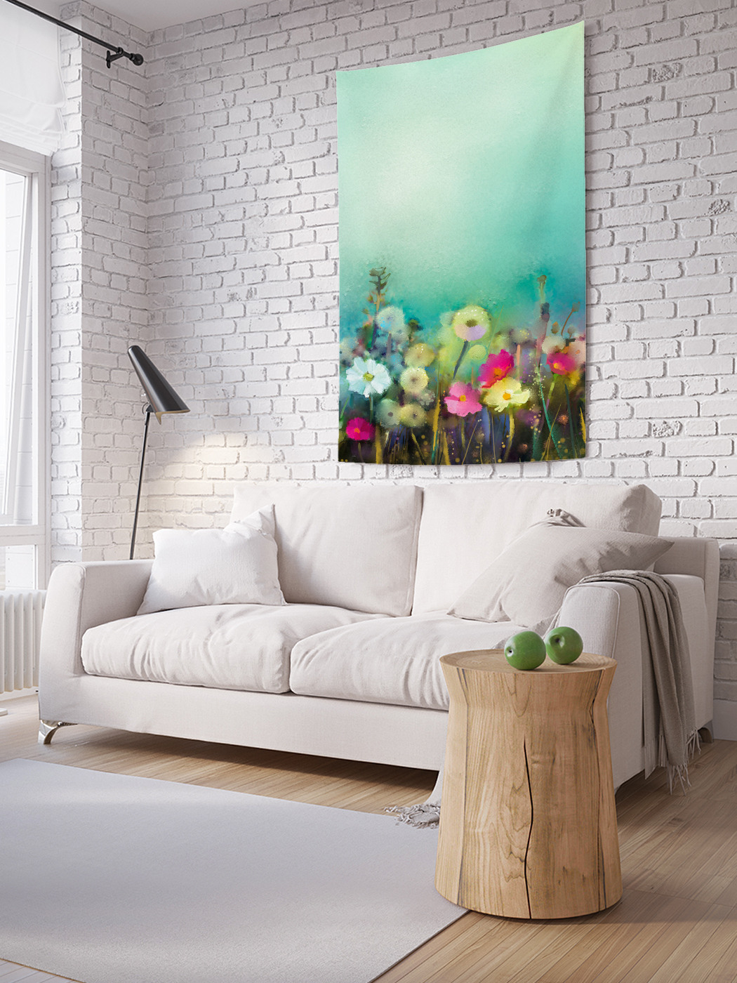 

Вертикальное фотопанно на стену JoyArty Цветы в тумане 100x150 см, Цветы в тумане