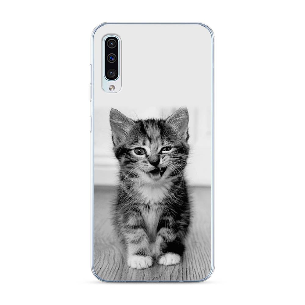 

Чехол Awog на Samsung Galaxy A30s/A50 "Подмигивающий котенок", Разноцветный, 28850-1
