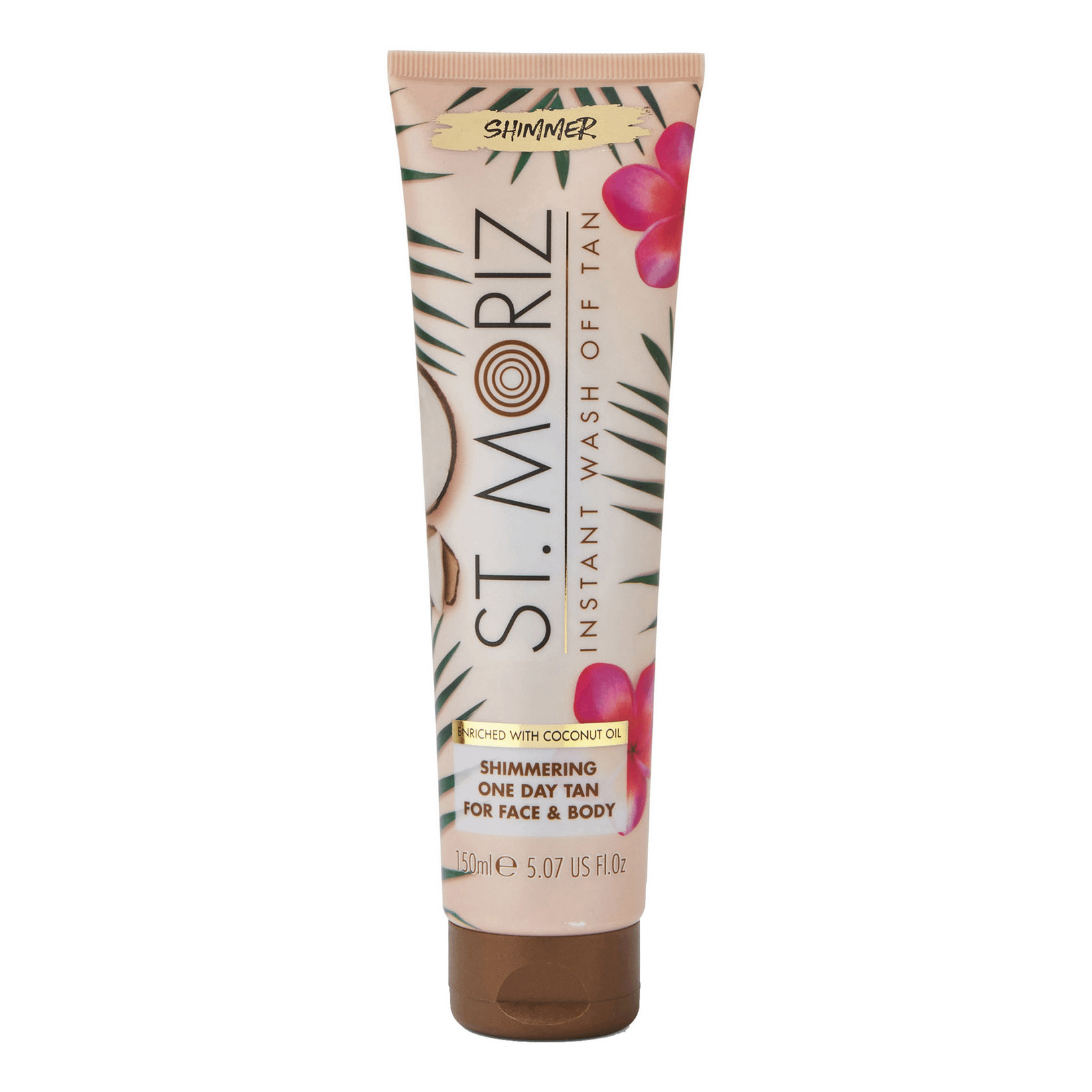 Лосьон для тела StMoriz Coconut Instant Wash Off Tan моментальный загар с шиммером 150 мл 1472₽