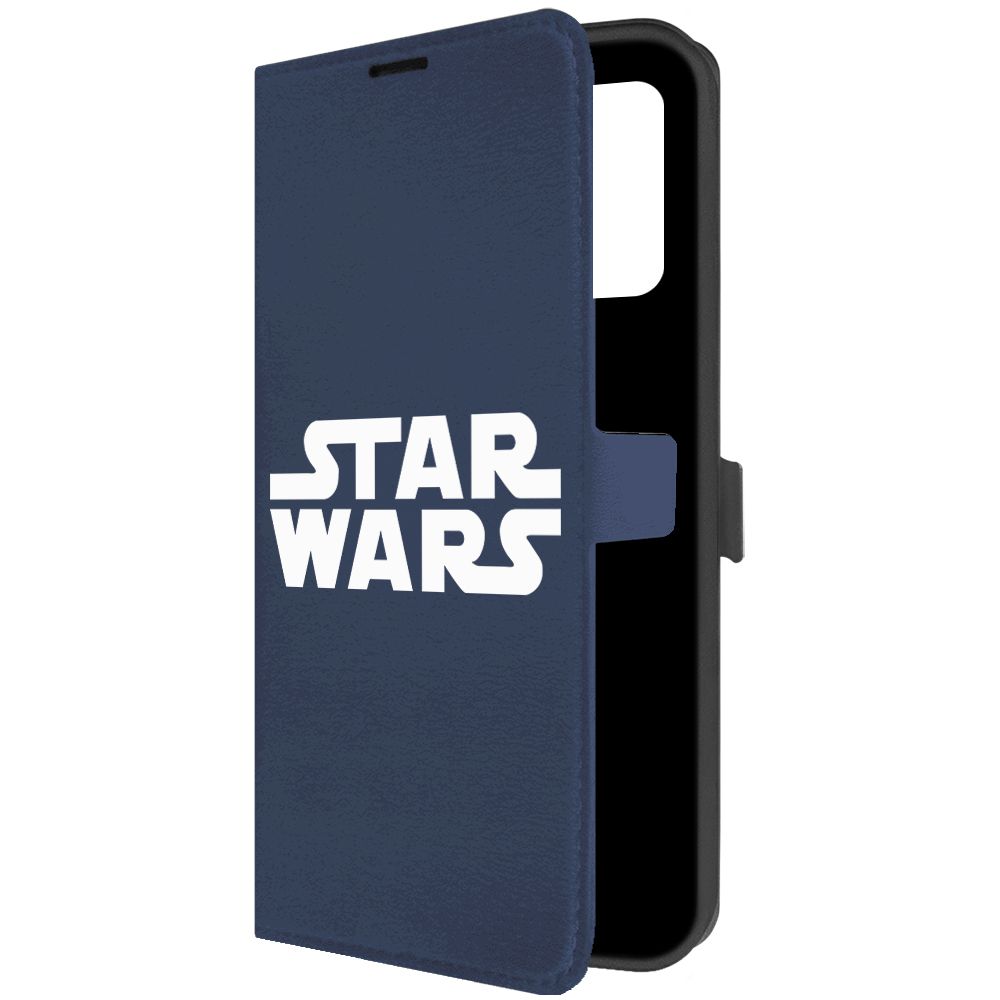 

Чехол-книжка Krutoff Eco Book для Realme C35 Star Wars (Звездные Войны) (синий)