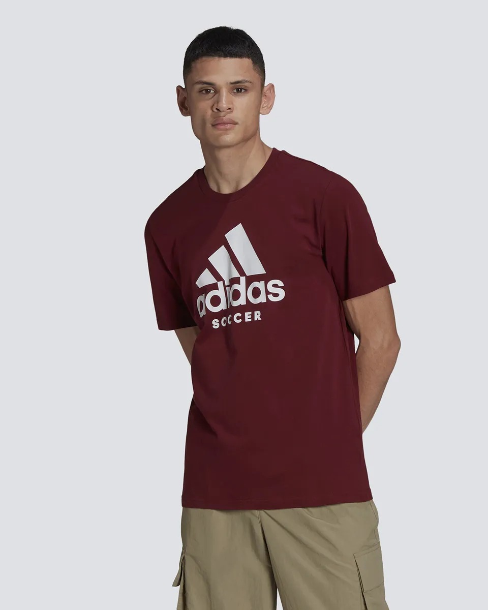 фото Футболка мужская adidas m soccer g tee красная s