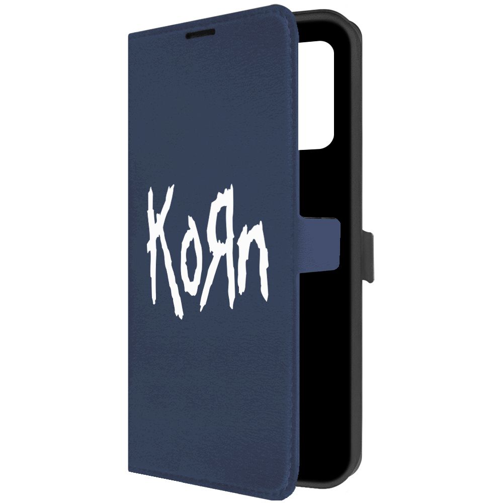 

Чехол-книжка Krutoff Eco Book для Realme C35 Korn (Корн) (синий)