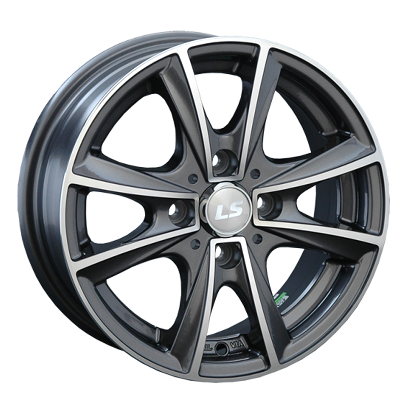 

Колесный диск LS WHEELS, 231 6x14/5x100ET35 57.1 Gmf, Серый;серебристый