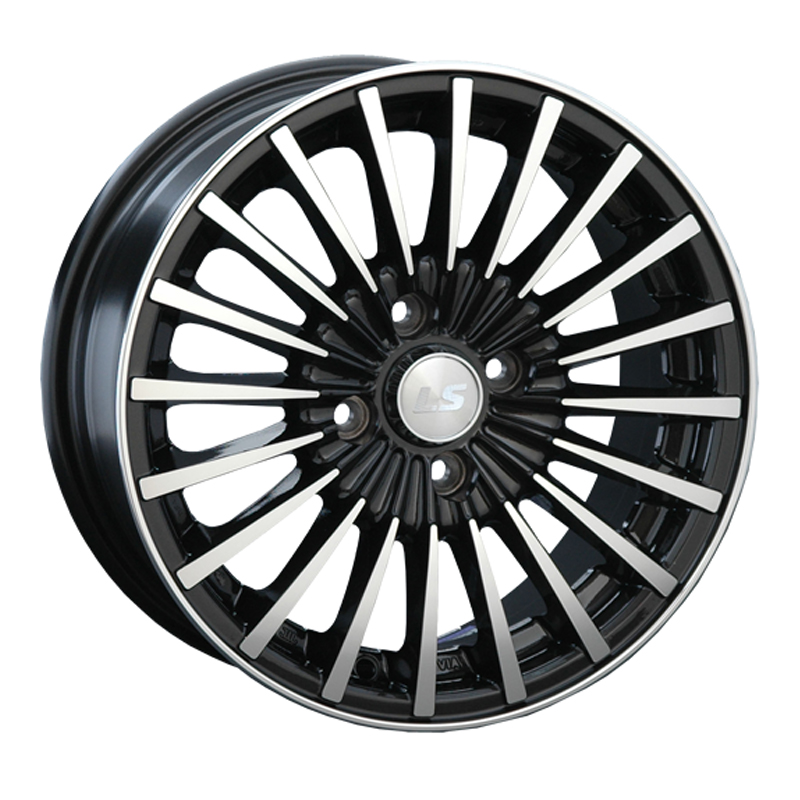 

Колесный диск LS WHEELS, 222 7x16/5x112ET39 66.6 Fbkf, Черный;серебристый