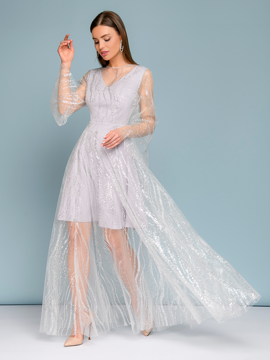 

Платье женское 1001dress 0102700 белое 40 RU, 0102700
