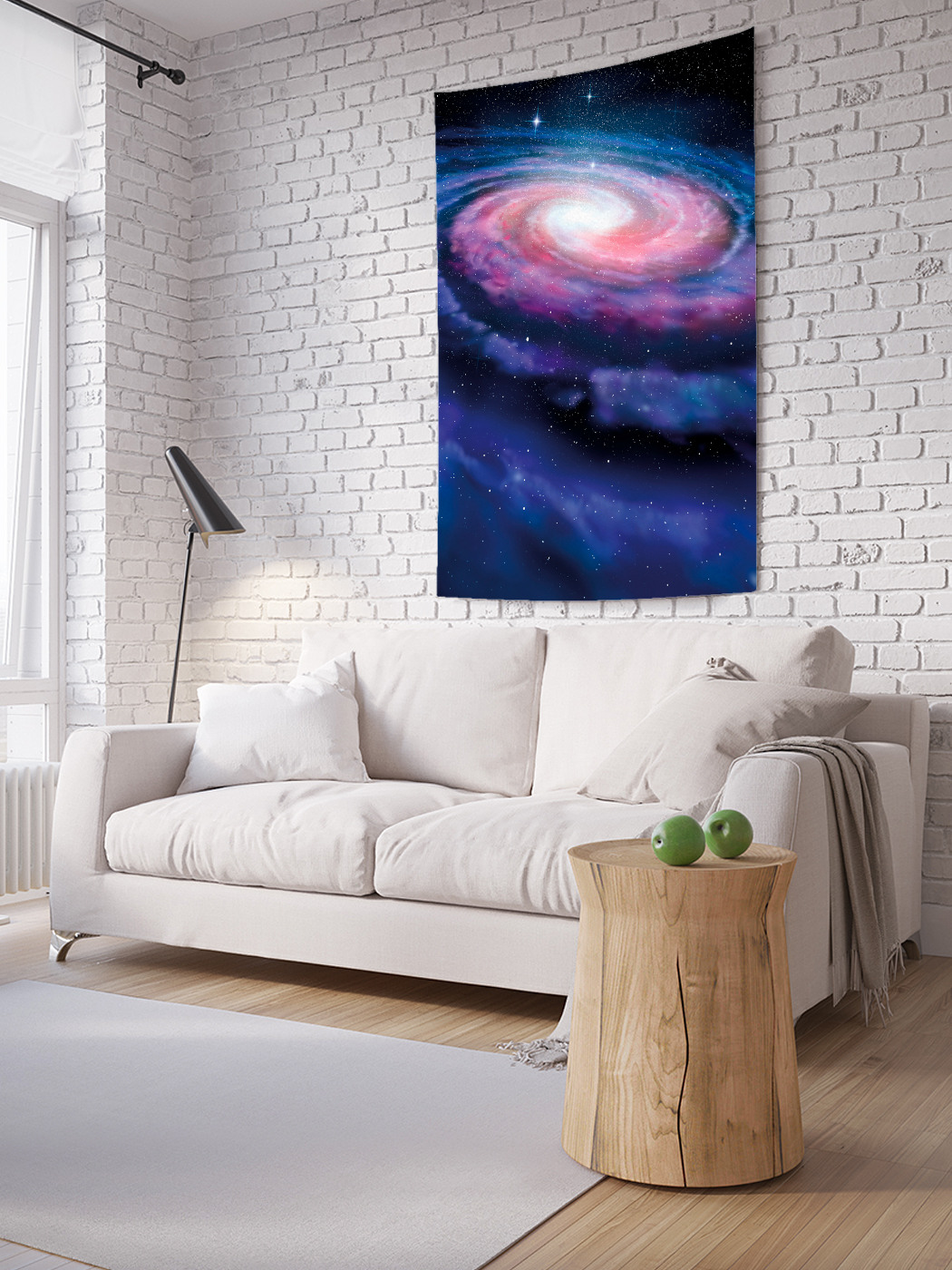 

Вертикальное фотопанно на стену JoyArty Спиральный космос 100x150 см, Спиральный космос