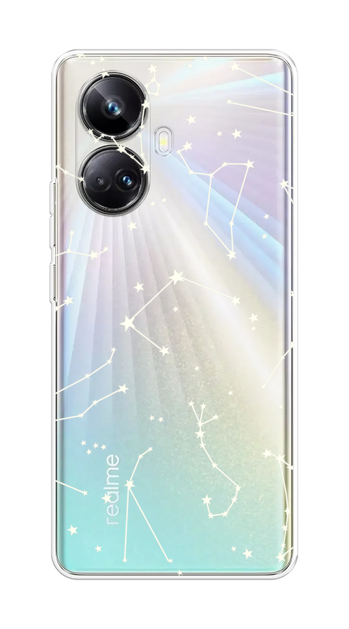 

Чехол Awog на Realme 10 Pro+ "Созвездия", Прозрачный;серый;бежевый, 2512350-1