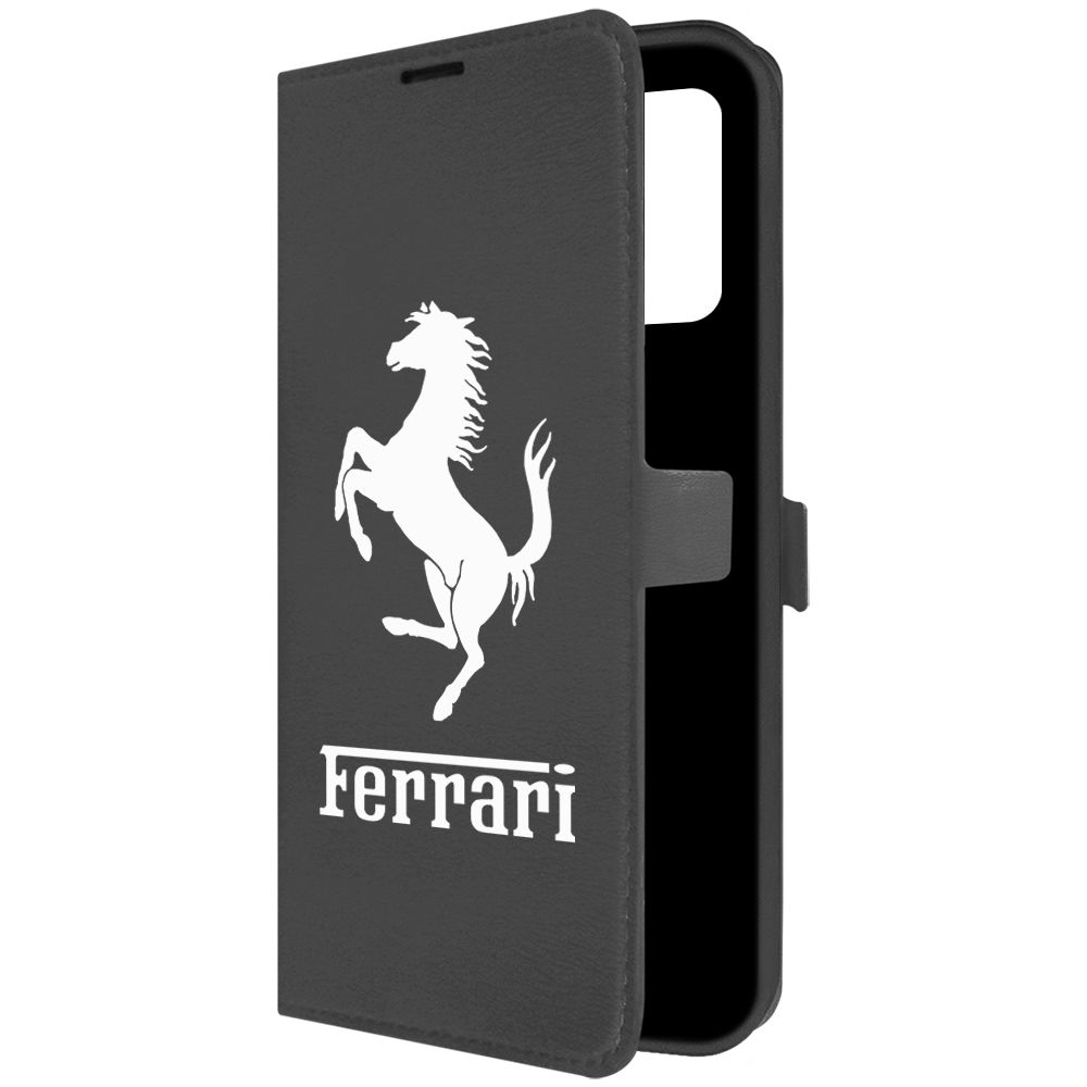

Чехол-книжка Krutoff Eco Book для Realme C35 Ferrari черный
