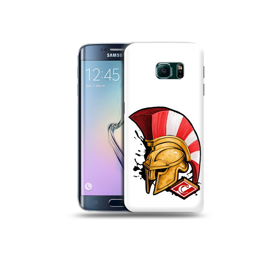 

Чехол MyPads Tocco для Samsung Galaxy S6 Edge ФК спартак шлем, Прозрачный, Tocco