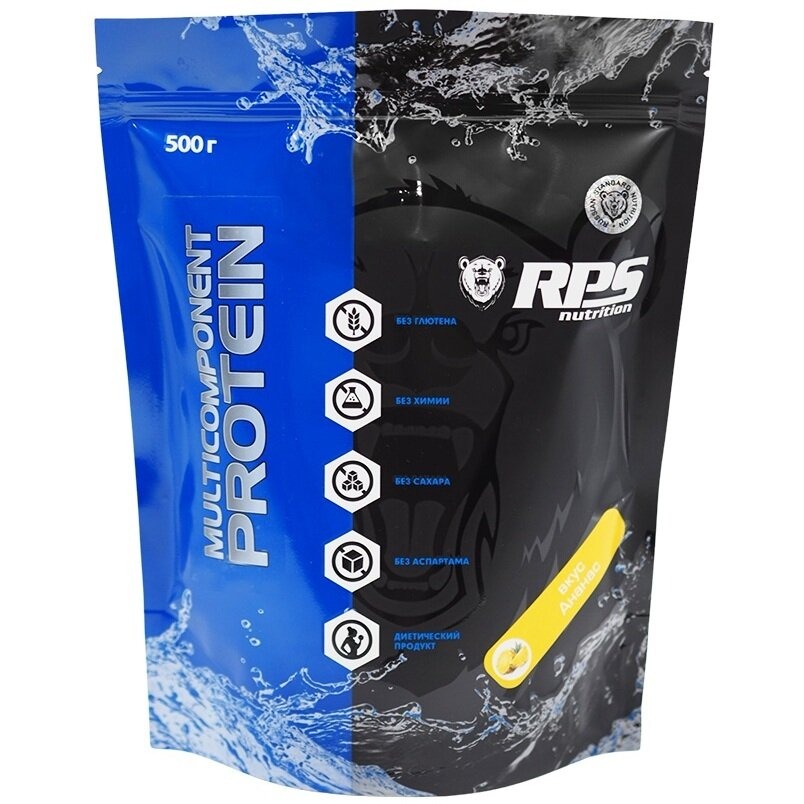 

RPS Multicomponent Protein, 500 гр. (ананас), Multicomponent Protein