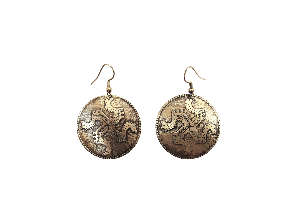 

Серьги подвески из латуни Мастерская Алёшиных Т27.29.02.00, Т27.29.02.00