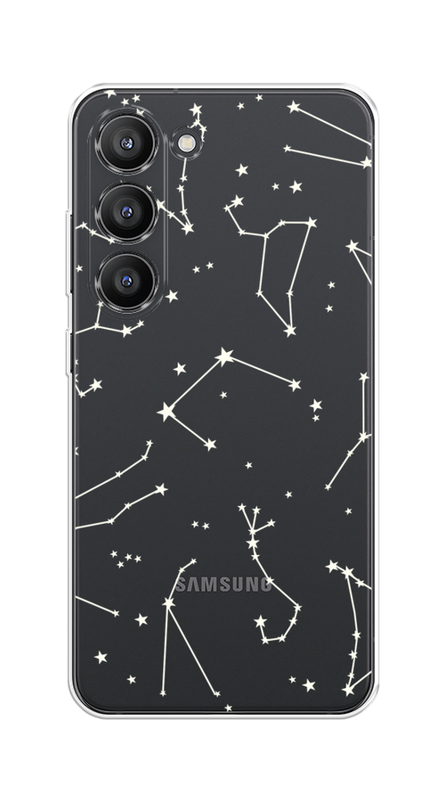 

Чехол Awog на Samsung Galaxy S23 5G "Созвездия", Прозрачный;серый;бежевый, 2107350-1