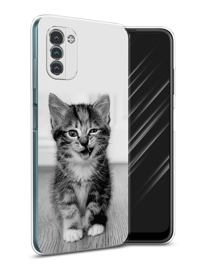 

Чехол Awog на Nokia G11 / Нокиа G11 "Подмигивающий котенок", Разноцветный, 125150-1