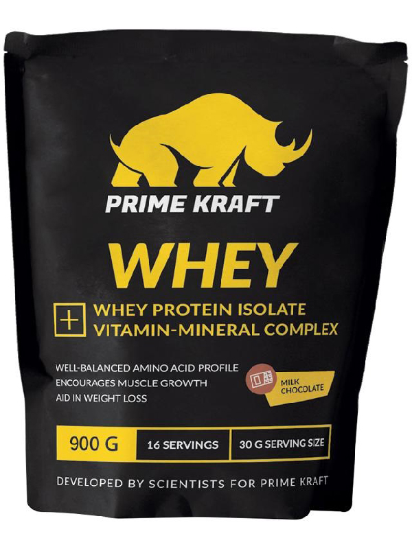 

Prime Kraft Whey, 900 g (шоколад молочный), Whey