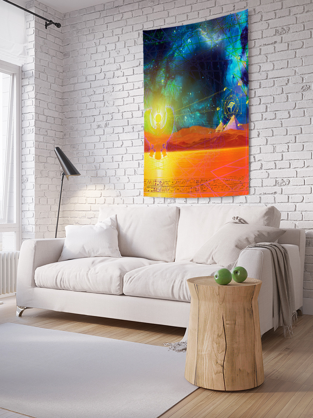 

Вертикальное фотопанно на стену JoyArty Египетское сияние 100x150 см, Египетское сияние