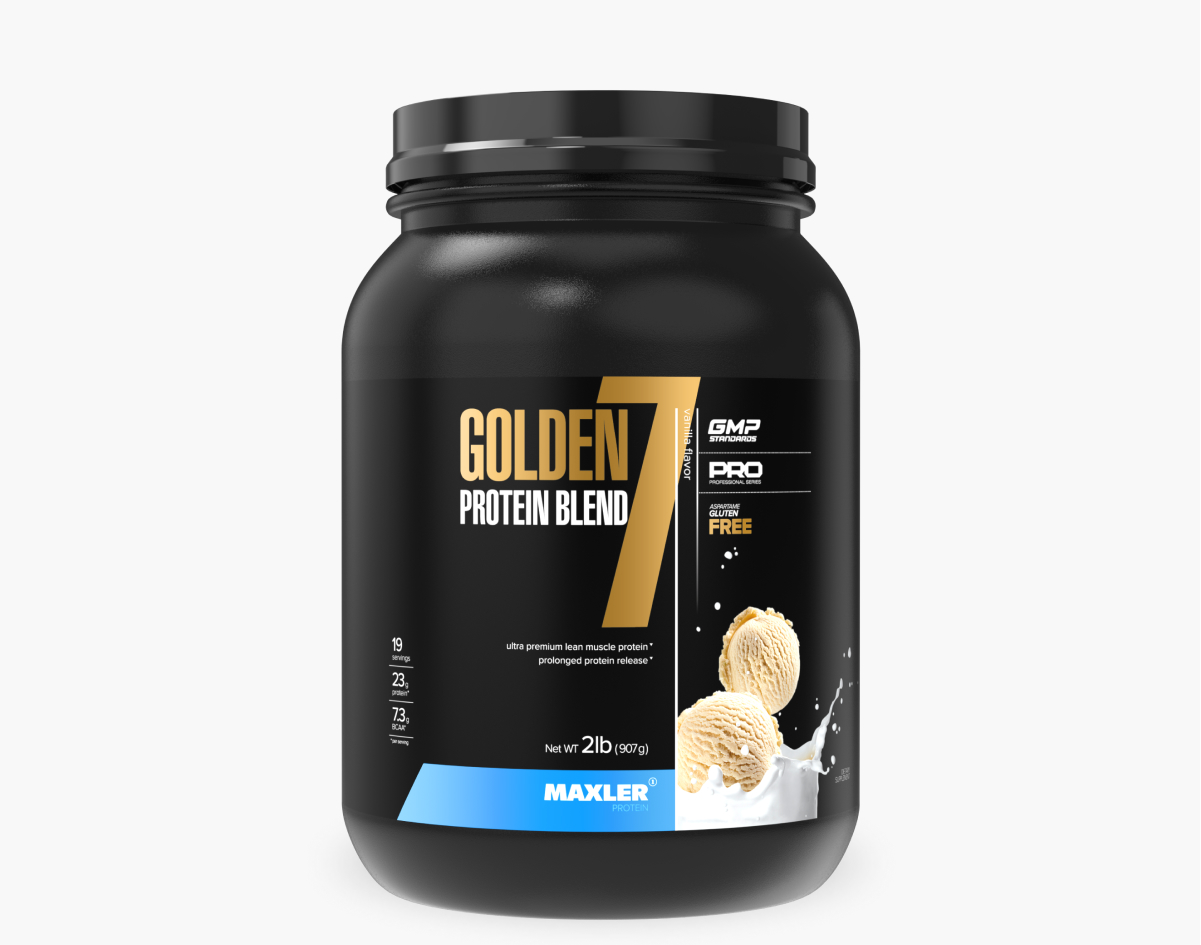 

Maxler Golden 7 Protein Blend 908 g (ваниль), Golden 7 Protein Blend