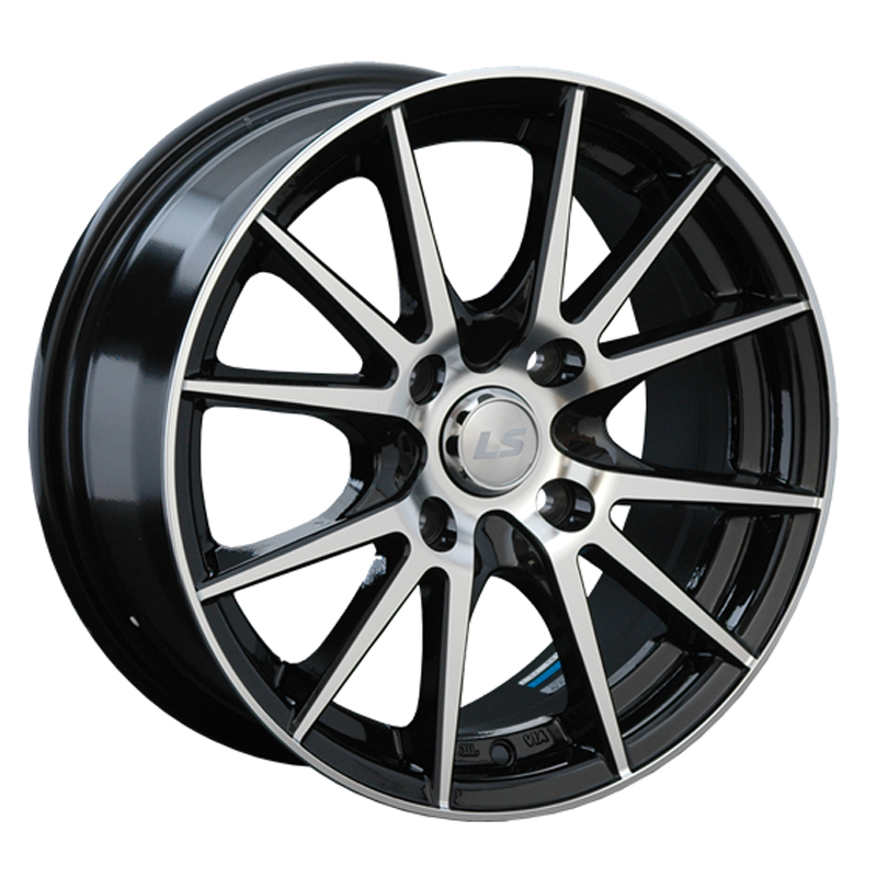 

Колесный диск LS WHEELS, 143 6.5x15/5x100ET38 73.1 Bkf, Черный;серебристый
