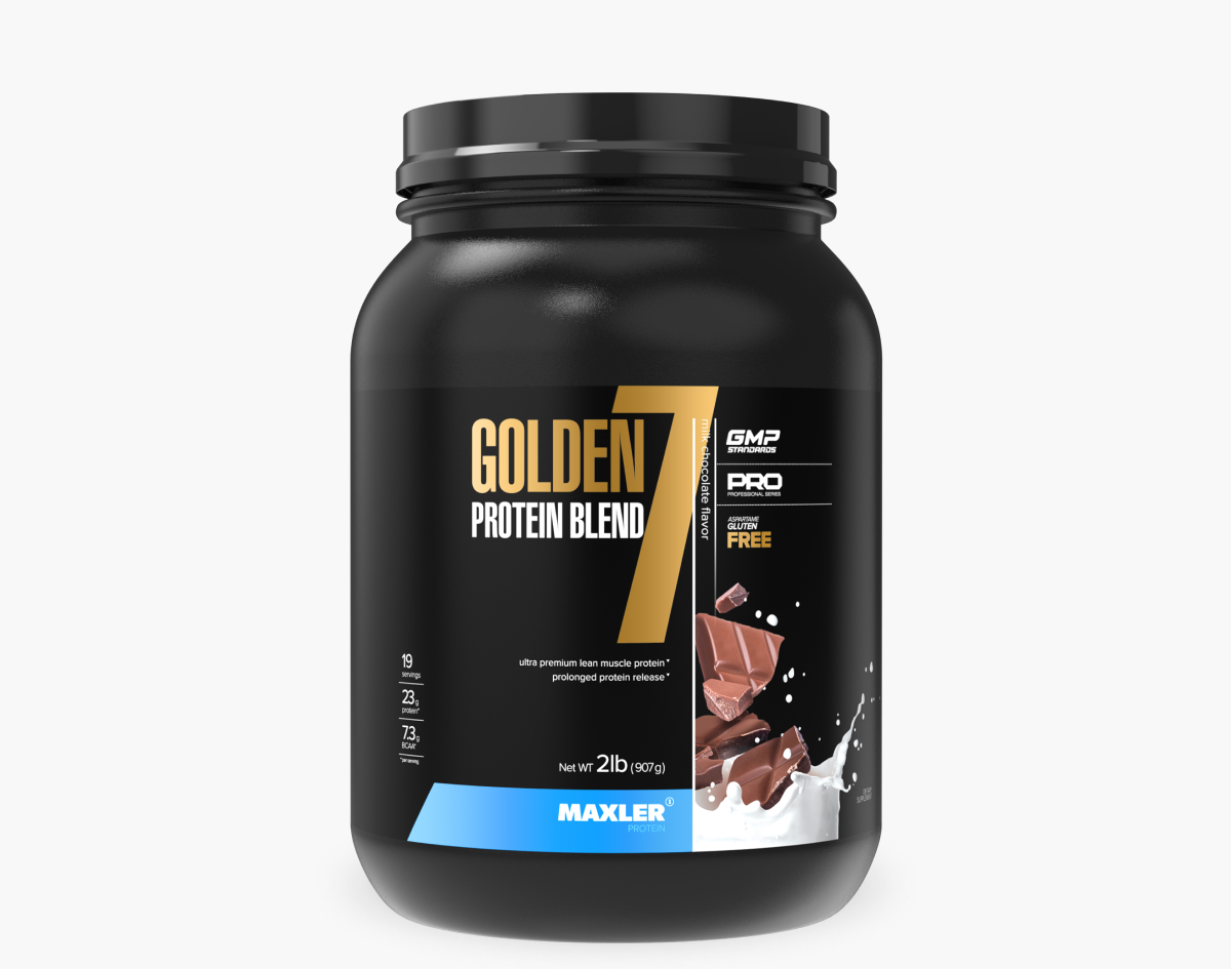 

Maxler Golden 7 Protein Blend 2270 g (шоколад молочный), Golden 7 Protein Blend