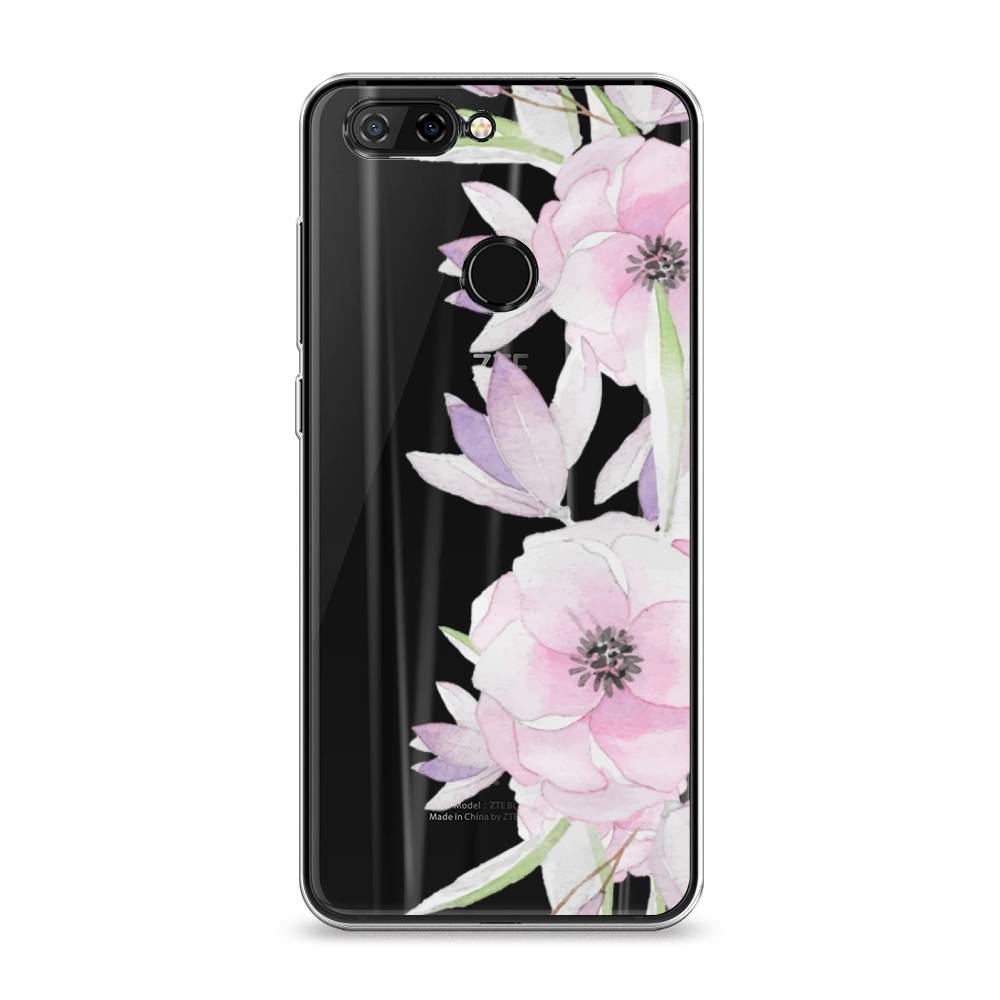 

Чехол Awog на ZTE Blade V9 / ЗТЕ Блэйд V9 "Нежные анемоны", Разноцветный, 132450-8