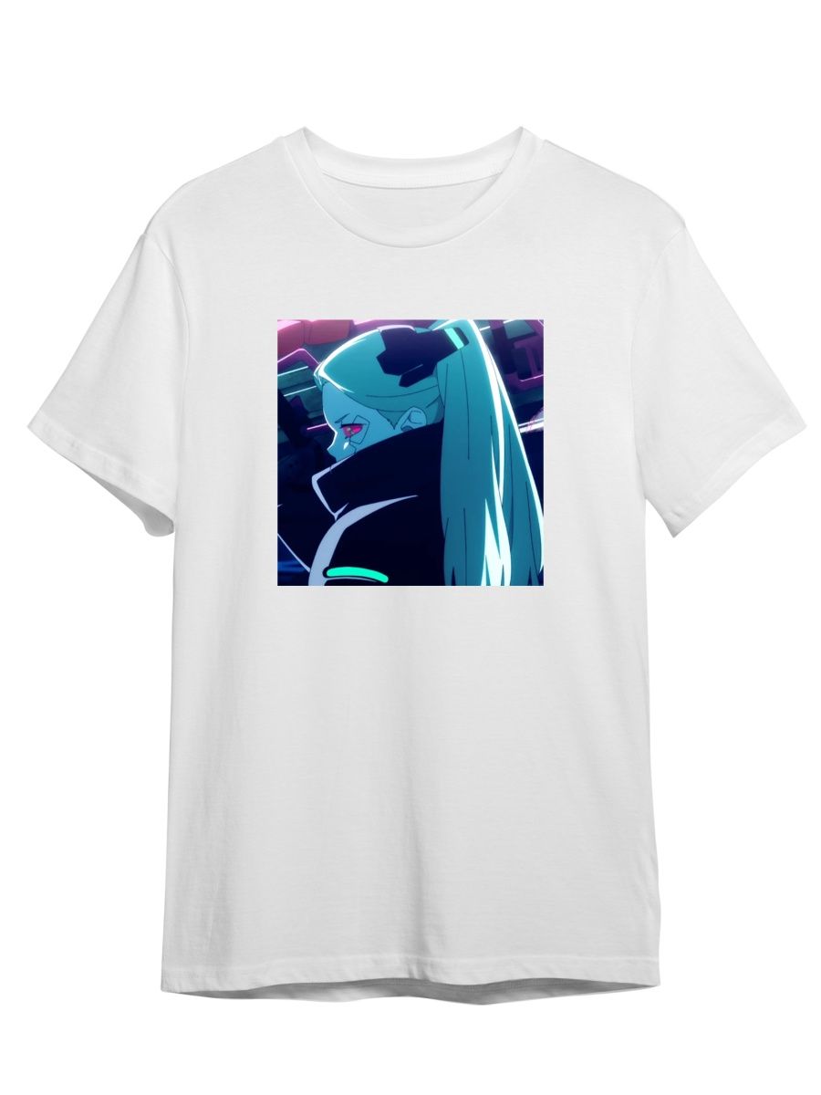 

Футболка унисекс СувенирShop Аним Киберпан/Cyberpunk/Rebecca 5 белая 5XL, "Аним Киберпан/Cyberpunk/Rebecca" 5