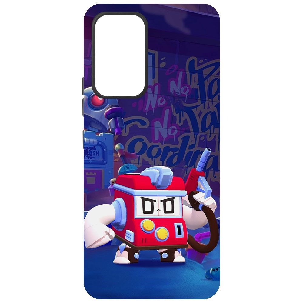 

Чехол-накладка Krutoff Brawl Stars - V8-БИТ для Samsung Galaxy A53 5G (A536), Черный