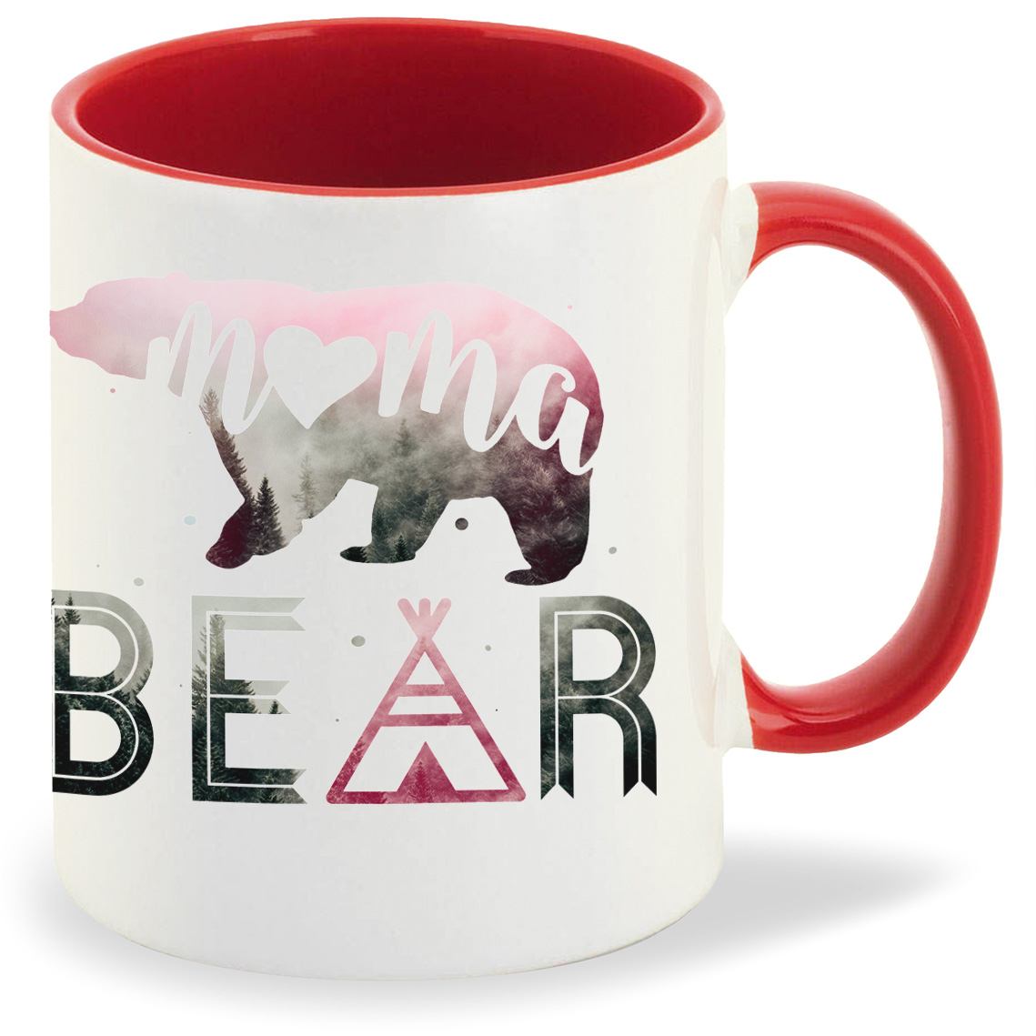 

Кружка CoolPodarok Семья Мама BEAR Мама медведь, Семья Мама BEAR Мама медведь