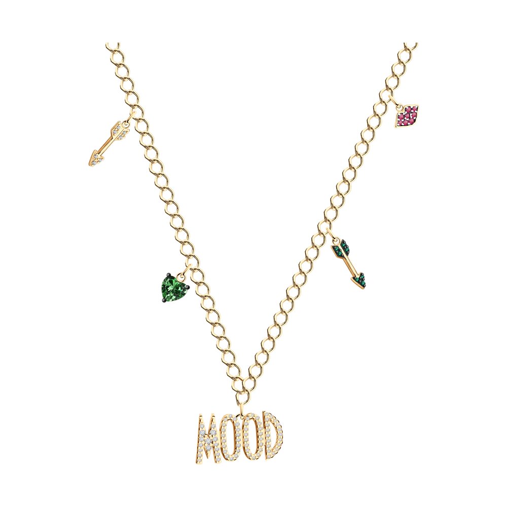 

Колье из серебра с корундом 40 см SOKOLOV 93070124, 93070124