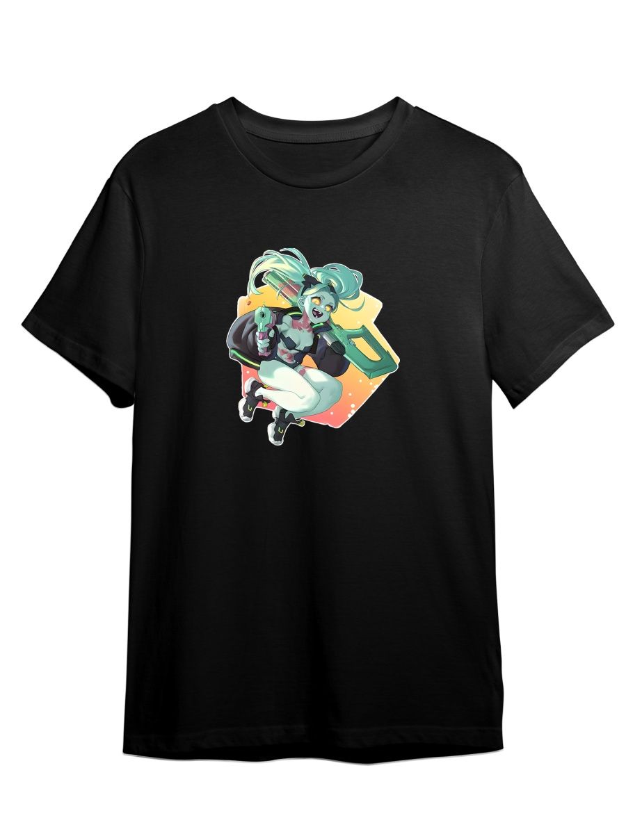 

Футболка унисекс СувенирShop Аним Киберпан/Cyberpunk/Rebecca 3 черная XS, Черный, "Аним Киберпан/Cyberpunk/Rebecca" 3