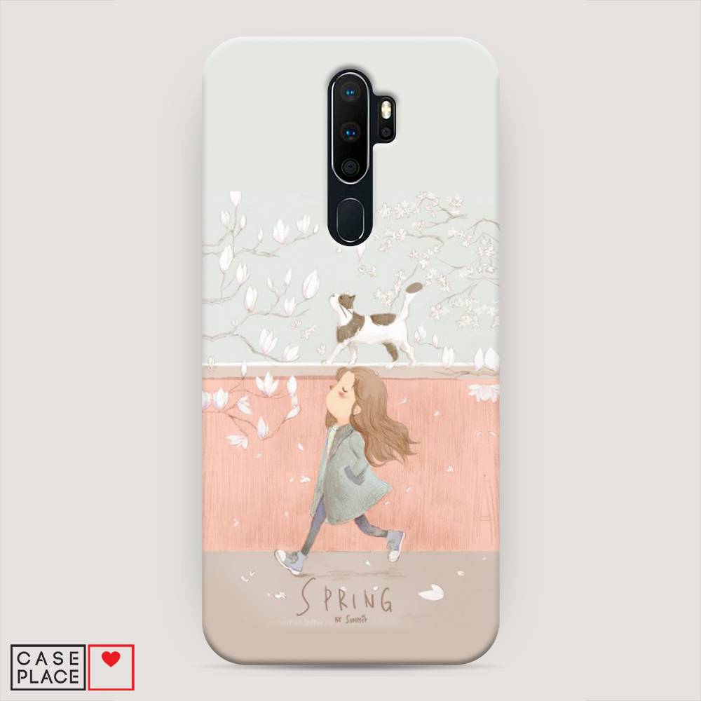 

Пластиковый чехол "Девочка-весна" на Oppo A5 (2020), 251320-5
