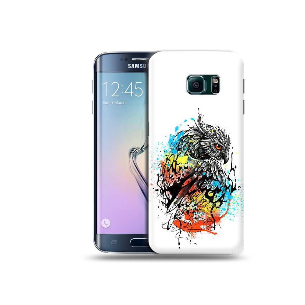 

Чехол MyPads Tocco для Samsung Galaxy S6 Edge Творческая сова, Прозрачный, Tocco