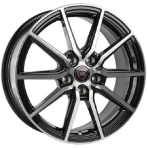 

Колесный диск R17 5x114,3 7J ET40 D66,1 NZ Wheels R-03 BKF, Черный;серебристый