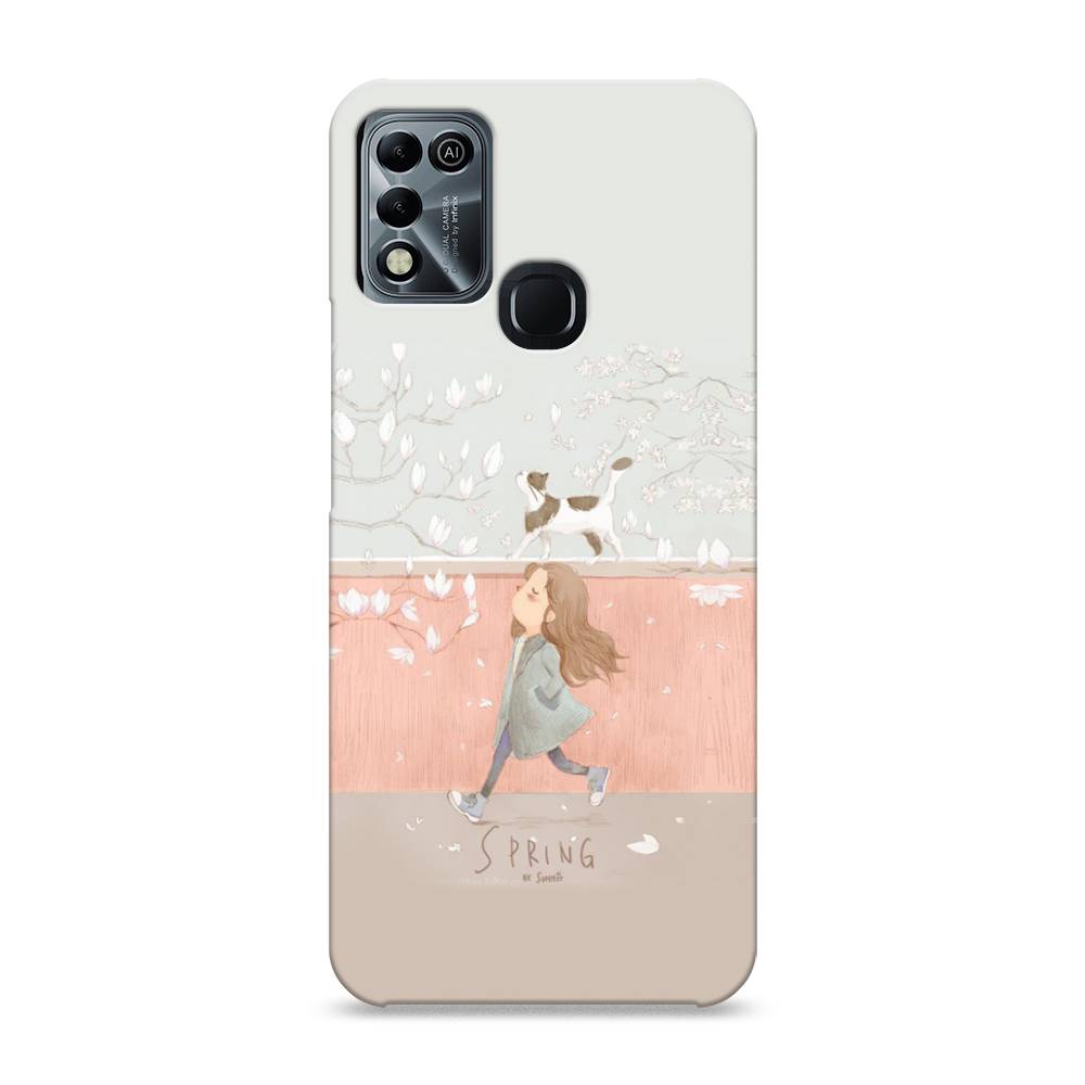 

Пластиковый чехол "Девочка-весна" на Infinix HOT 10 Play, 3100620-5