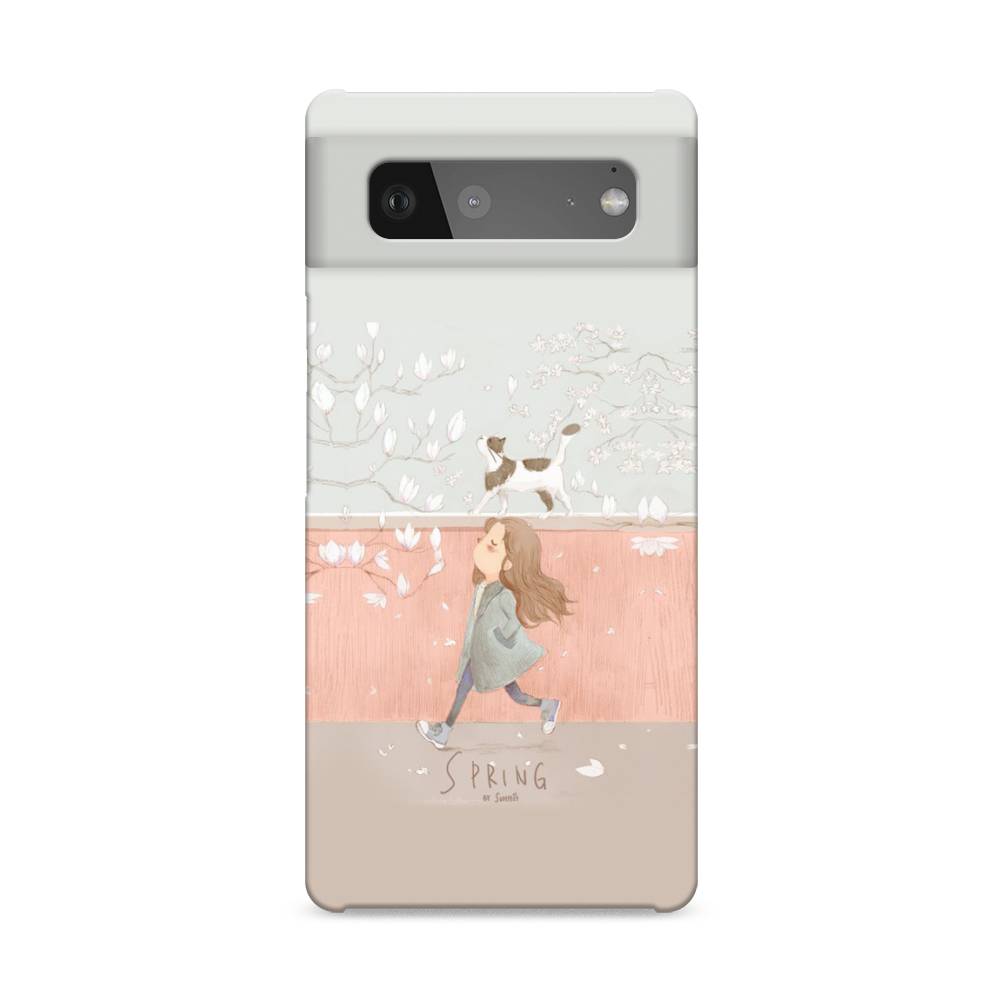 

Пластиковый чехол "Девочка-весна" на Google Pixel 6, 270820-5