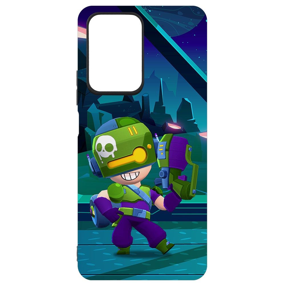

Чехол-накладка Krutoff Brawl Stars - Контрабандистка Пенни для Xiaomi 11T Pro, Черный