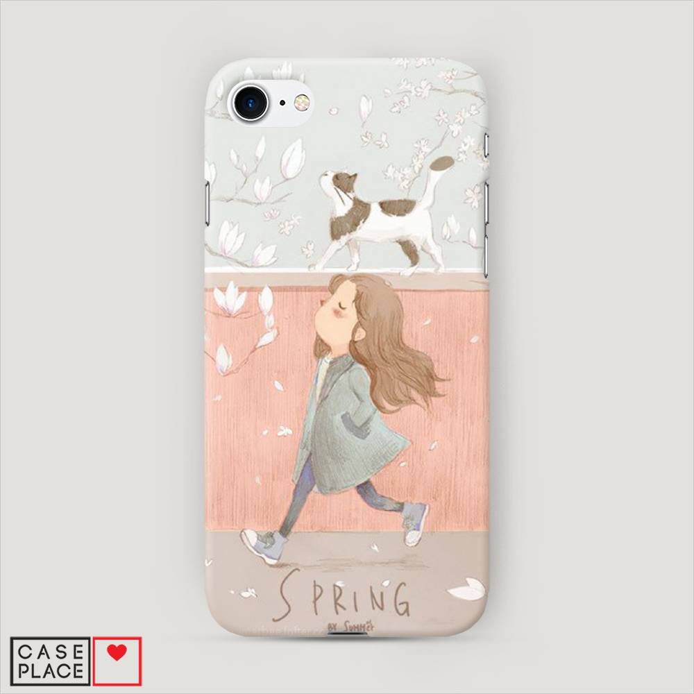 

Пластиковый чехол "Девочка-весна" на Apple iPhone SE 2020, 12420-5