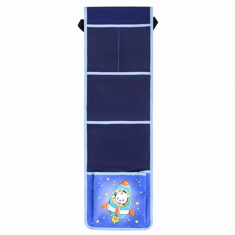 

Кармашки для детских шкафчиков Юнландия 271431.604296 Bear 21х68 см 2 шт, Синий