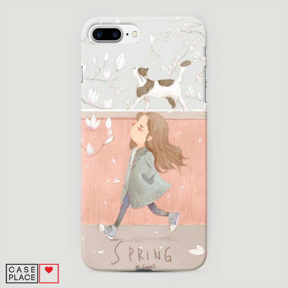 

Пластиковый чехол "Девочка-весна" на Apple iPhone 7 Plus, 10720-5