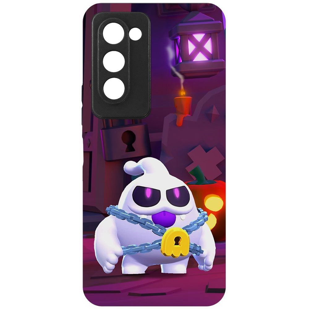 

Чехол-накладка Krutoff Brawl Stars - Призрак Скуик для TECNO Camon 18 Premier, Черный