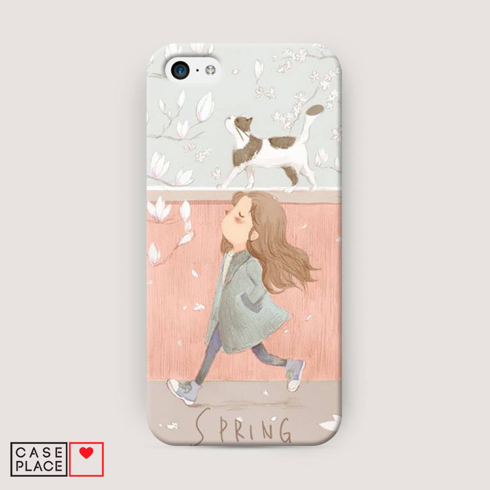 

Пластиковый чехол "Девочка-весна" на Apple iPhone 5C, 10220-5