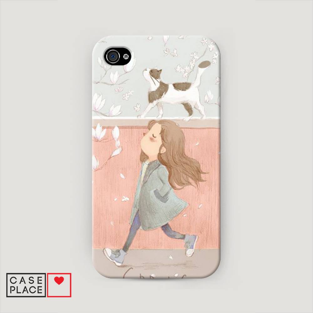 

Пластиковый чехол "Девочка-весна" на Apple iPhone 4, 10120-5