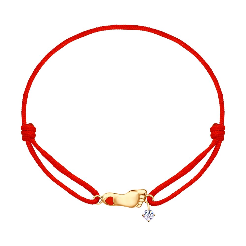

Браслет из серебра с фианитом р. 18 SOKOLOV 93050186, 93050186
